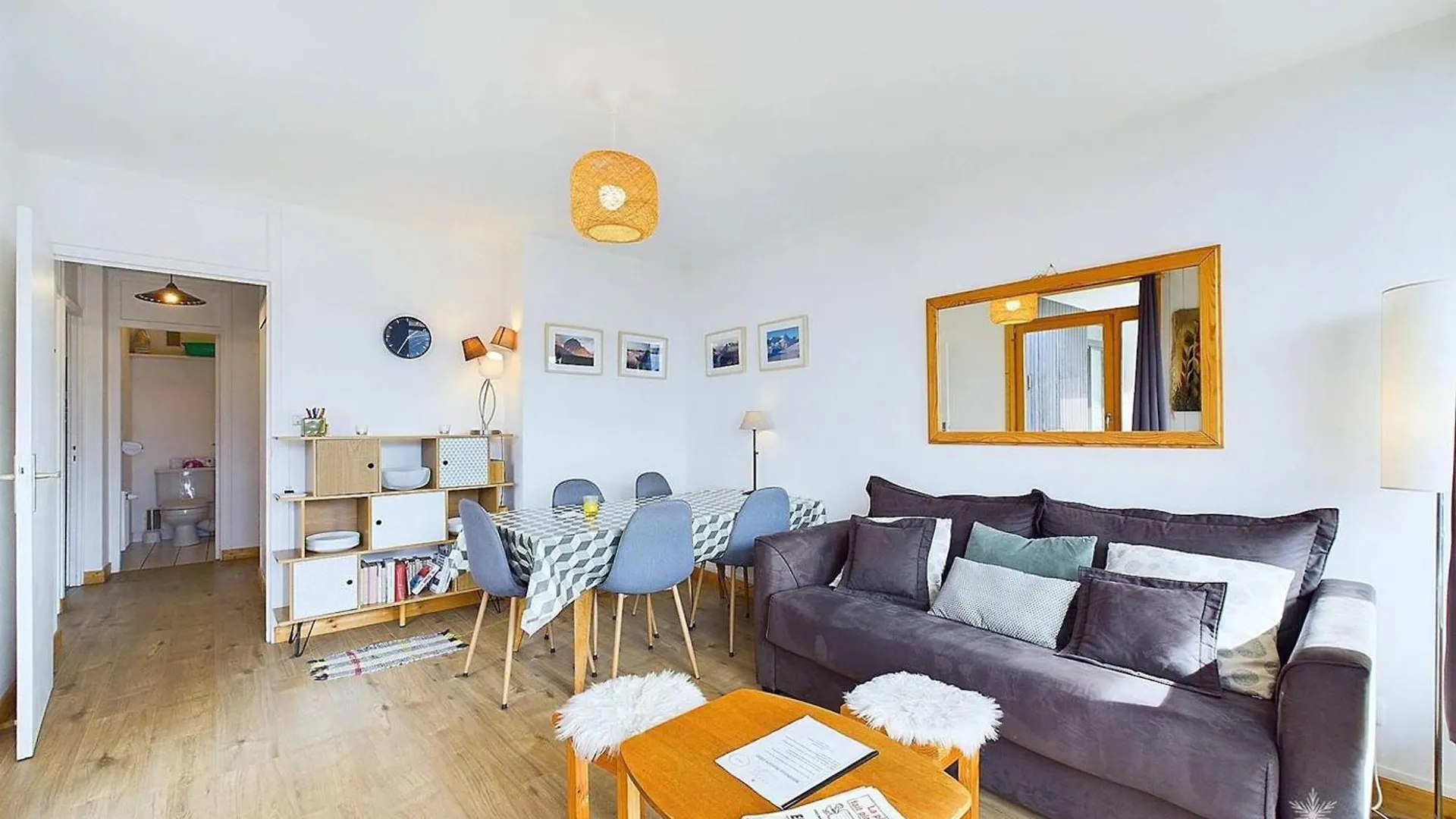 Apartment Appartement Scandinave, 3 Pieces, 50M², Proche Pistes Et Commerces, Avec Balcons Et Parking - Fr-1-398-609 Montvalezan